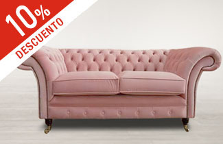Promocion descuento Sillon Chester Emperador 2 cuerpos