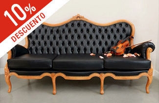 Promocion descuento Sillon Luis XV de 3 Cuerpos