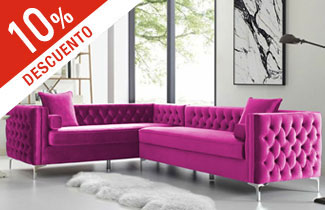 Nuevo Sillon Esquinero Paris Bx 270 Premium en Pana Lino Chenille o Ecocuero
