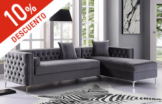 Nuevo Sillon Esquinero Paris Ele 220 Premium en Pana Lino Chenille o Ecocuero